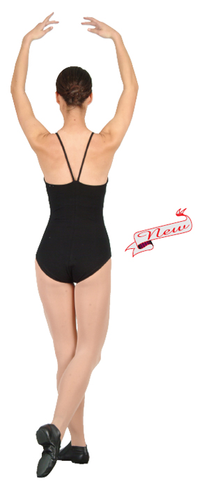 DS-279A Adult V-Strap Back Camisole Leotard