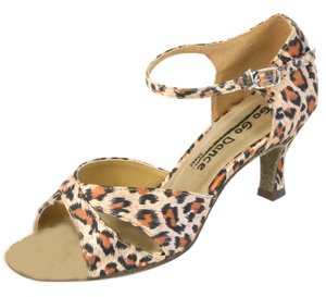 GO4084, Simulated leopard print satin Clearance