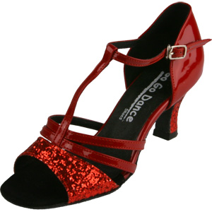 GO4134 Red Patent Leather / Glitter Clearance