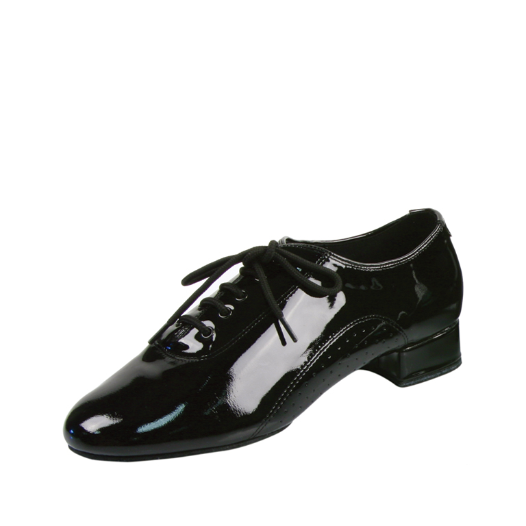 E-400112, Men's Black Patent Leather/ Flex Split Sole