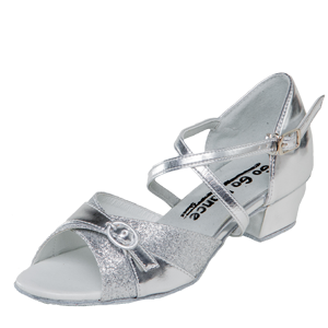 GO3060G (Child), Silver Leather / Glitter Clearance