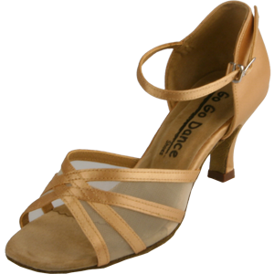 GO4074 Tan Satin / Mesh 