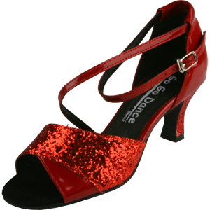 GO4144 Red Patent / Glitter Clearance