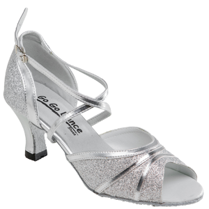 GO9811, Silver Leather / Glitter Clearance