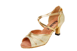 GO9812, Gold Leather / Gold Textile Clearance