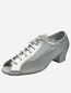 GO4056, Silver Leather / Pattern Mesh