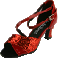 GO4144 Red Patent / Glitter Clearance