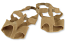 DS-6143 Tan Half Sole Lyrical Sandal