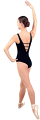 DS-206A Adult Tank Leotard w/Ladder Back