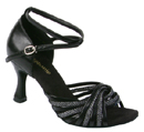 2028-11, Black Leather / Glitter Clearance