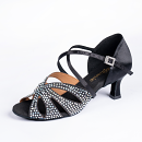 2108-15, Black Satin / Rhinestone