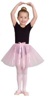 DS 237 TULLE SKIRT WITH RIBBONS 