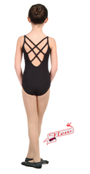 Ds-278C Child Camisole Leotard w/Cross Straps