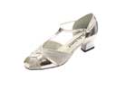 GO7133, Silver Leather / Glitter Clearance