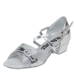 GO3060G (Child), Silver Leather / Glitter Clearance