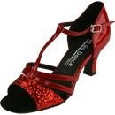 GO4134 Red Patent Leather / Glitter Clearance