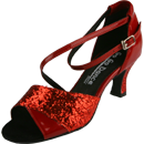 GO4144 Red Patent / Glitter Clearance