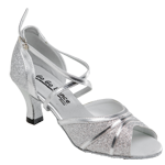 GO9811, Silver Leather / Glitter Clearance