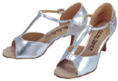 GO4110, Silver Leather / T-Strap Clearance